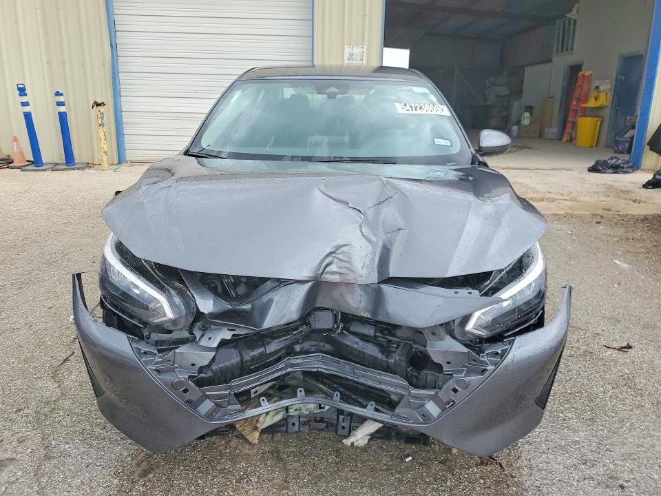 2025 Nissan Sentra VIN 3N1AB8CV1SY378165 COPART salvage auction — FRONT END, Tx - Salvage Vehicle Title, sold $3,150 on 2026-07-02 (photo 5)