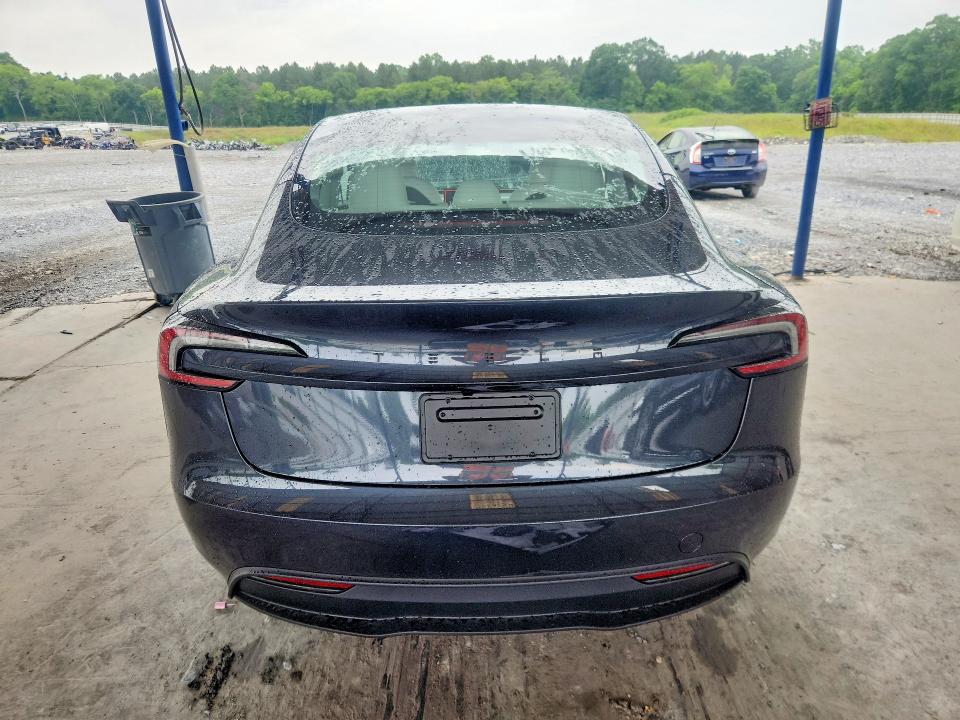 2025 Tesla Model 3 VIN 5YJ3E1EA0TF166398 COPART salvage auction — SIDE, Ga - Cert Of Title-Salvage, sold $13,900 on 2026-07-16 (photo 6)