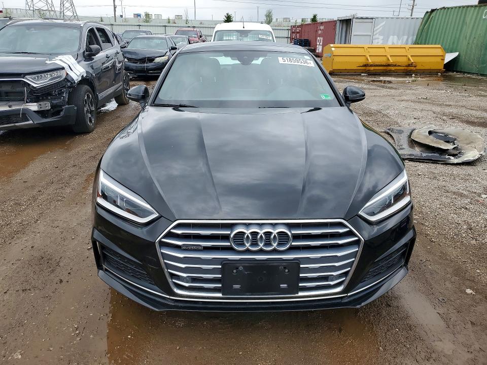 2018 Audi A5 VIN WAUENCF53JA084027 COPART salvage auction — ENGINE BURN, Il - Salvage Certificate, sold $7,900 on 2026-07-07 (photo 5)