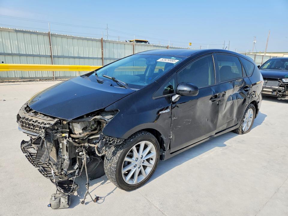 2013 Toyota Prius VIN JTDZN3EU6D3206160 COPART salvage auction — FRONT END, Tx - Salvage Vehicle Title, sold $1,850 on 2026-07-31 (photo 1)