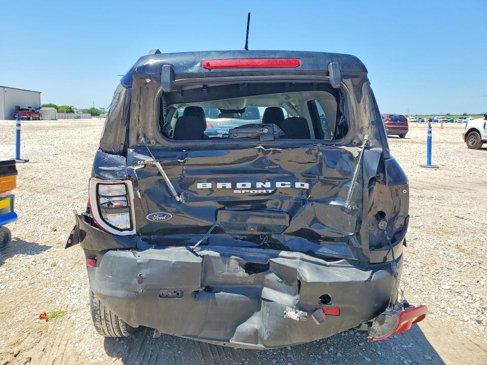 2022 Ford Bronco sport VIN 3FMCR9B64NRD32471 COPART salvage auction — REAR END, Tx - Salvage Vehicle Title, sold $2,750 on 2026-07-02 (photo 6)