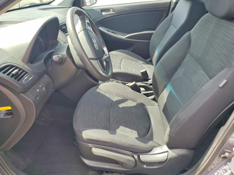 2017 Hyundai Accent VIN KMHCT5AE7HU345733 COPART salvage auction — REAR END, Fl - Certificate Of Destruction, sold $750 on 2026-07-15 (photo 7)