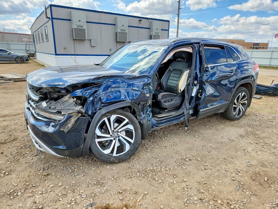 2020 Volkswagen Atlas VIN 1V2NE2CAXLC222926 COPART salvage auction — SIDE, Mn - Cert Of Title-Salvage, sold $750 on 2026-08-17 (photo 1)