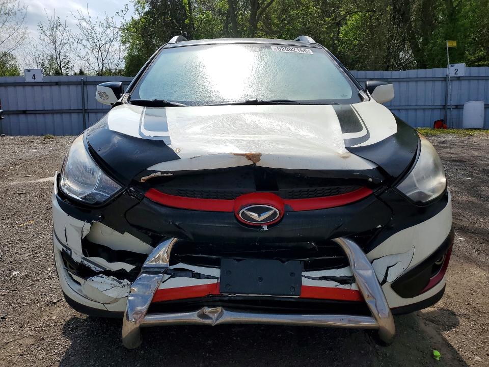 2012 Hyundai VIN KM8JU3AC3CU502061 COPART salvage auction — FRONT END, On - Permit Salvage, sold $200 on 2026-07-21 (photo 5)
