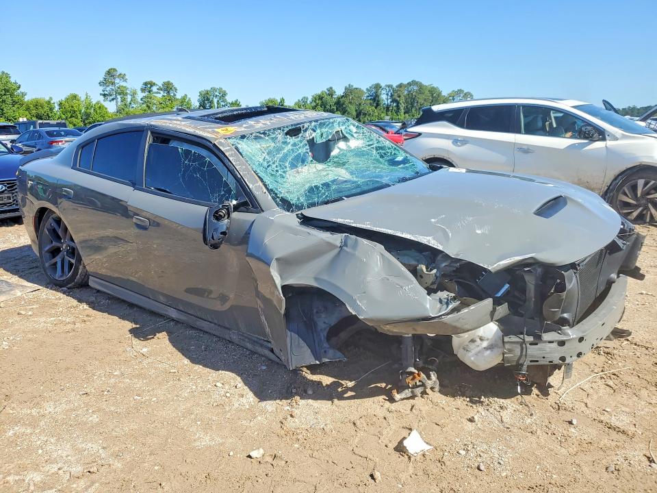 2023 Dodge Charger VIN 2C3CDXCT0PH616386 COPART salvage auction — ROLLOVER, Tx - Salvage Vehicle Title, sold $150 on 2026-07-24 (photo 4)