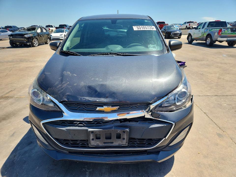 2020 Chevrolet VIN KL8CB6SA3LC474777 COPART salvage auction — FRONT END, Tx - Salvage Vehicle Title, sold $1,700 on 2026-07-02 (photo 5)