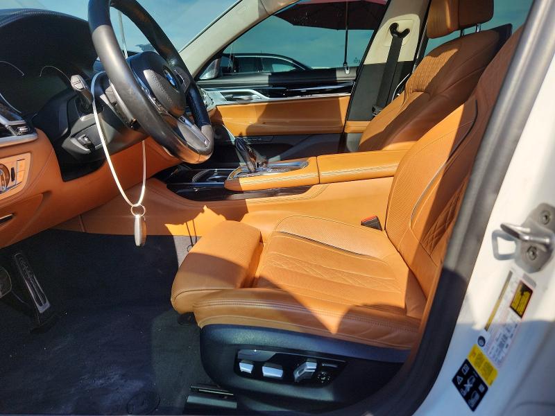 2019 BMW M760i xdrive VIN WBA7H6C58KG615050 COPART salvage auction — UNDERCARRIAGE, Tx - Salvage Vehicle Title, sold $11,100 on 2026-07-09 (photo 7)