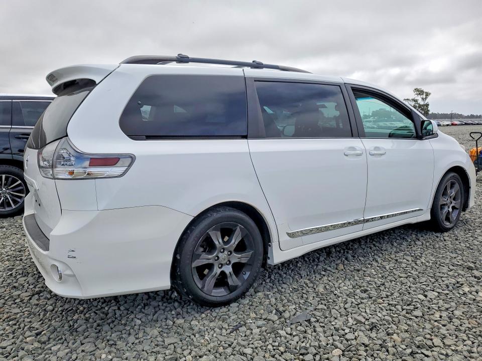 2015 Toyota Sienna VIN 5TDXK3DC8FS586967 COPART salvage auction — SIDE, Ca - Salvage Certificate, sold $3,100 on 2026-07-15 (photo 3)