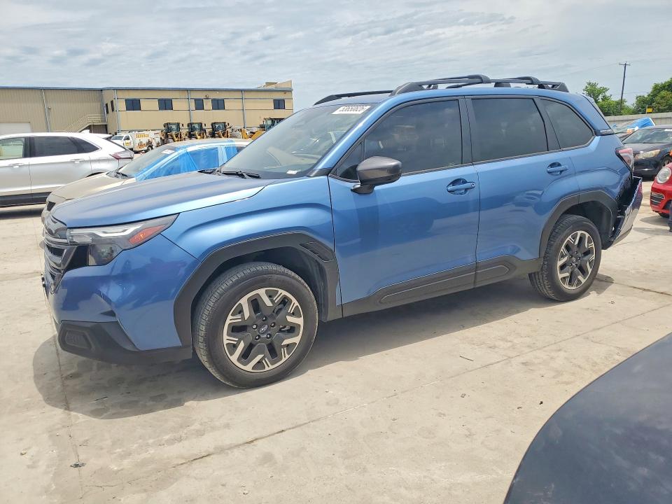 2025 Subaru Forester VIN JF2SLDBCXSH521781 COPART salvage auction — REAR END, Tx - Salvage Vehicle Title, sold $6,300 on 2026-07-23 (photo 1)