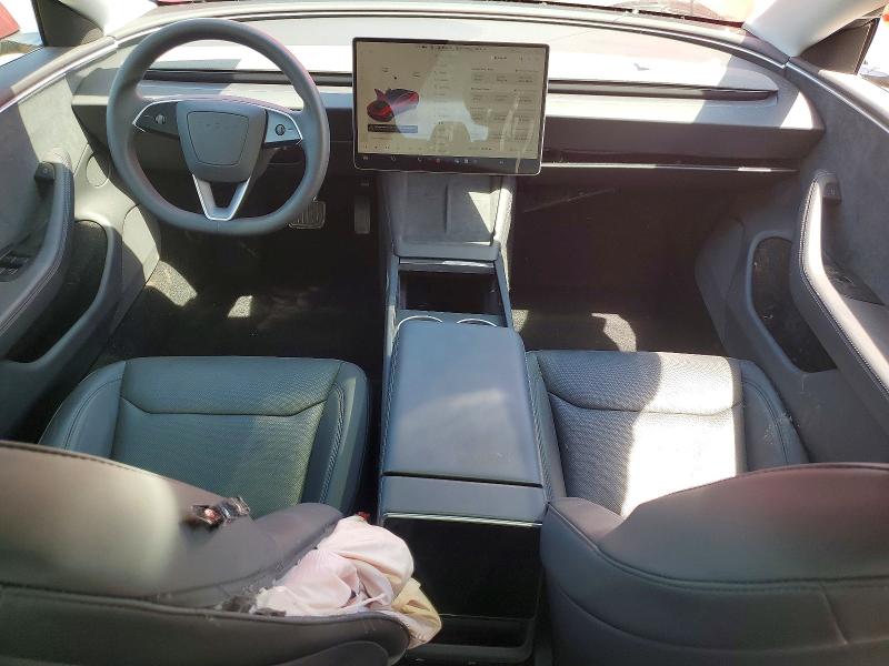 2025 Tesla Model 3 VIN 5YJ3E1EB6SF916376 COPART salvage auction — SIDE, Il - Salvage Certificate, sold $12,400 on 2026-07-29 (photo 8)