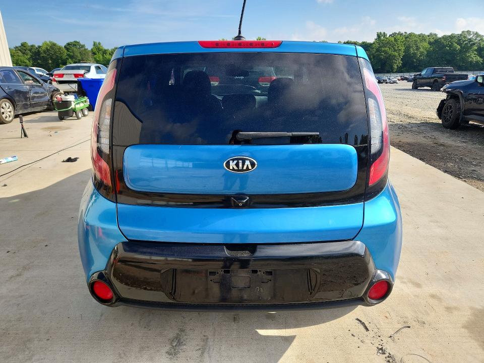 2016 Kia Soul VIN KNDJP3A56G7298132 COPART salvage auction — NORMAL WEAR, Ga - Cert Of Title-Salvage, sold $2,850 on 2026-07-09 (photo 6)