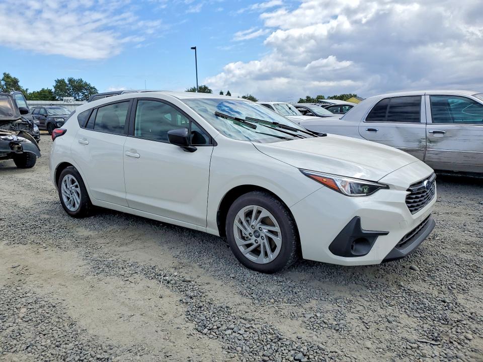 2025 Subaru Impreza VIN JF1GUABC5S8271548 COPART salvage auction — SIDE, Salvage Title, sold $6,500 on 2026-07-09 (photo 4)