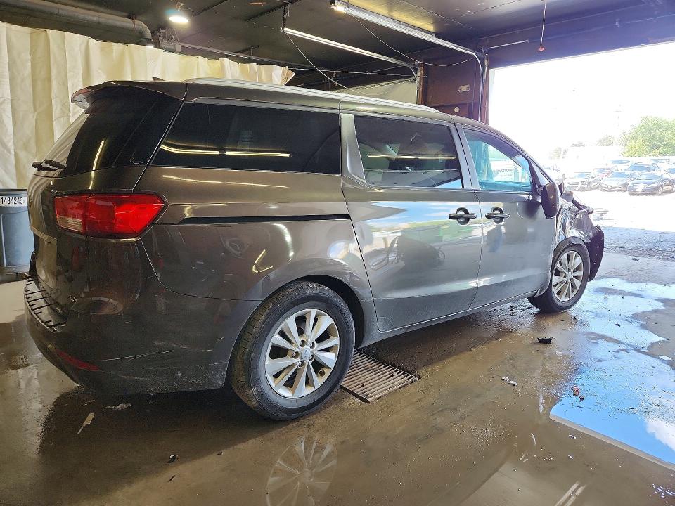 2016 Kia SEDONA VIN KNDMB5C13G6190865 COPART salvage auction — FRONT END, Salvage Title, sold $1,050 on 2026-07-16 (photo 3)