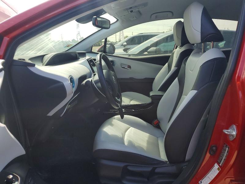 2021 Toyota Prius VIN JTDL9MFU8M3026290 COPART salvage auction — MINOR DENT/SCRATCHES, IL - CERTIFICATE OF TITLE, sold $10,800 on 2026-07-07 (photo 7)