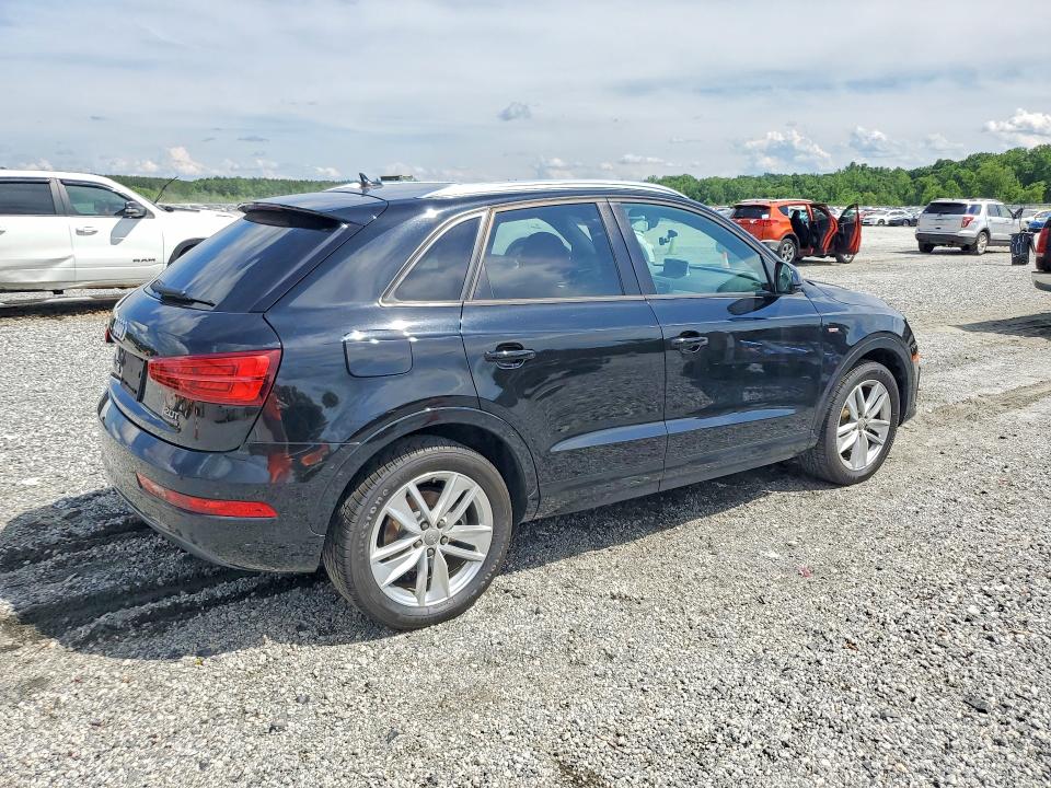 2018 Audi Q3 VIN WA1ECCFS7JR018364 COPART salvage auction — ENGINE BURN, Sc - Cert Of Title-Salvage Fire, sold $2,900 on 2026-07-29 (photo 3)