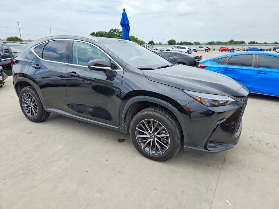2025 Lexus Nx VIN JTJGKCEZXS5024634 COPART salvage auction — SIDE, Tx - Salvage Vehicle Title, sold $25,500 on 2026-07-09 (photo 4)