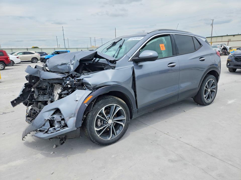 2020 Buick Encore VIN KL4MMGSL9LB075871 COPART salvage auction — FRONT END, TX - SALVAGE VEHICLE TITLE (P), sold $900 on 2026-07-17 (photo 1)