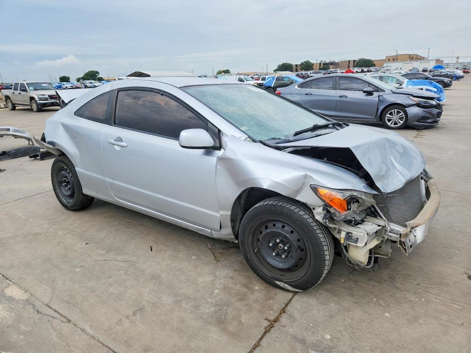 2009 Honda Civic VIN 2HGFG126X9H528913 COPART salvage auction — REAR END, Tx - Nonrepairable Title, sold $450 on 2026-07-09 (photo 4)