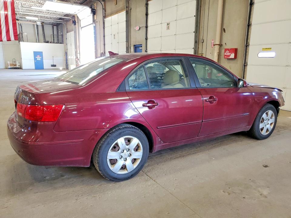 2009 Hyundai Sonata VIN 5NPET46C29H435298 COPART salvage auction — FRONT END, Id - Salvage Certificate Of Title, sold $500 on 2026-07-02 (photo 3)