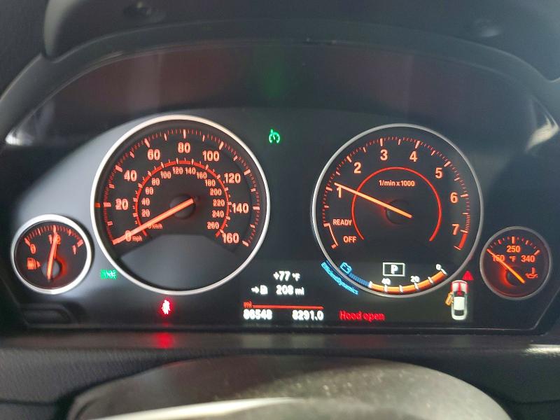2017 BMW 4er VIN WBA4P1C5XHK522612 COPART salvage auction — HAIL, Mo - Certificate Of Title, sold $11,800 on 2026-08-03 (photo 9)