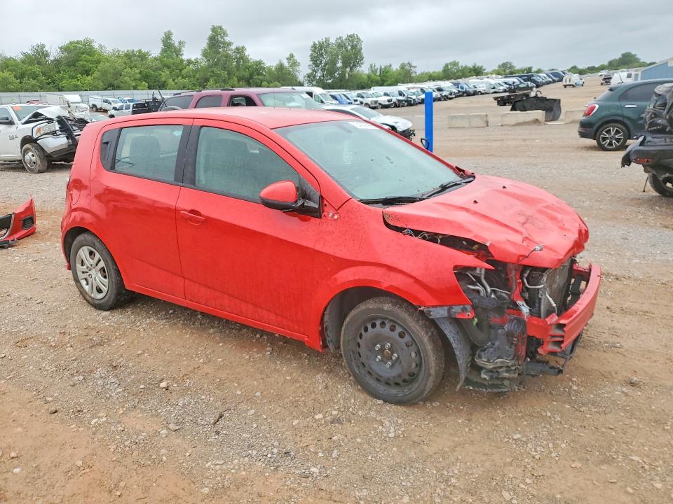 2018 Chevrolet Sonic VIN 1G1JG6SH0J4116453 COPART salvage auction — Front End, OK - CERT OF TITLE-REPOSSESSION, sold $375 on 2026-07-09 (photo 4)