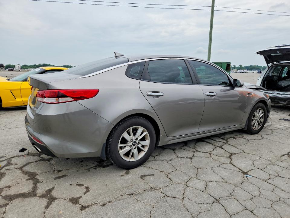 2016 Kia Optima VIN 5XXGT4L30GG072327 COPART salvage auction — FRONT END, Tn - Salvage Certificate, sold $600 on 2026-07-13 (photo 3)