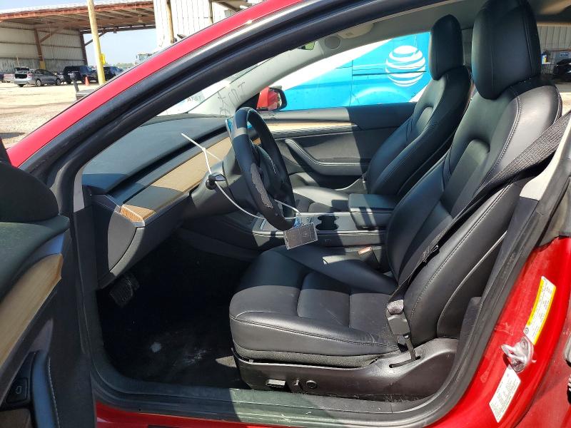 2022 Tesla Model 3 VIN 5YJ3E1EB1NF288053 COPART salvage auction — SIDE, Tx - Salvage Vehicle Title, sold $3,100 on 2026-07-09 (photo 7)
