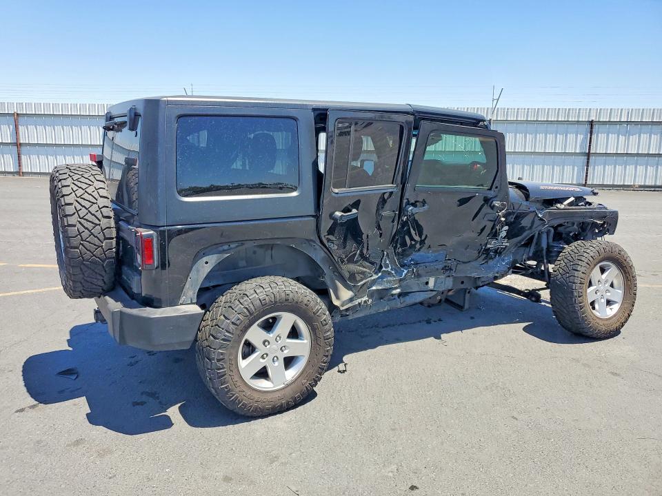 2014 Jeep VIN 1C4HJWDG4EL250096 COPART salvage auction — SIDE, CA - SALVAGE CERTIFICATE, sold $3,150 on 2026-07-02 (photo 3)