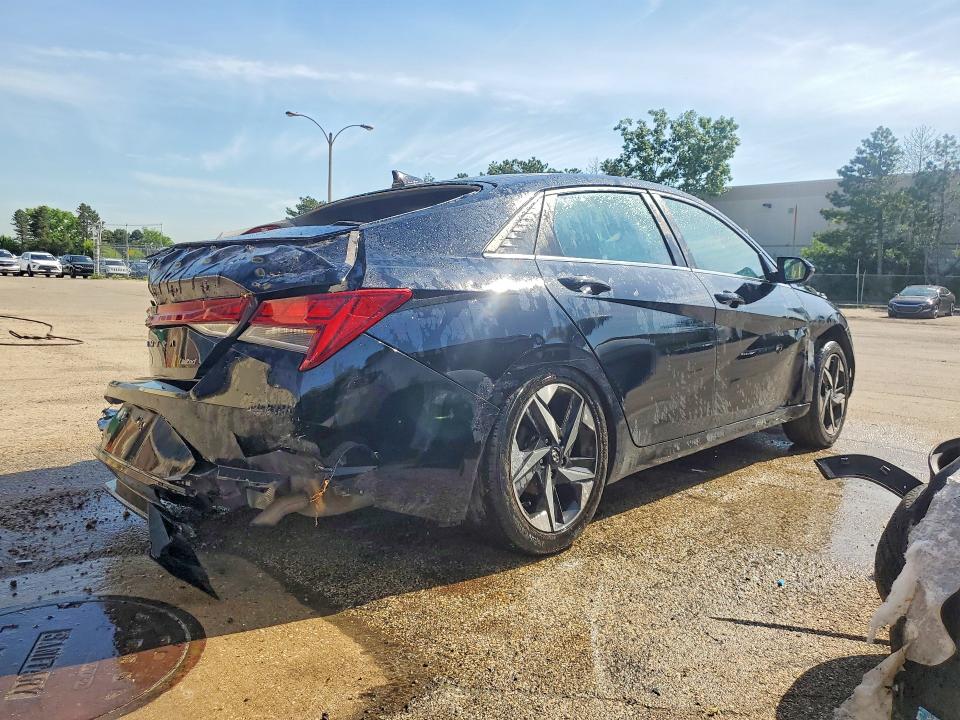 2023 Hyundai Elantra VIN KMHLP4AG0PU405981 COPART salvage auction — UNDERCARRIAGE, IL - CERTIFICATE OF TITLE, sold $275 on 2026-07-23 (photo 3)