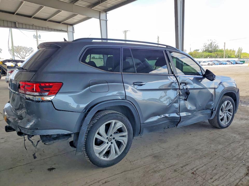 2023 Volkswagen Atlas VIN 1V2WR2CA7PC544504 COPART salvage auction — SIDE, Fl - Certificate Of Destruction, sold $2,500 on 2026-07-29 (photo 3)