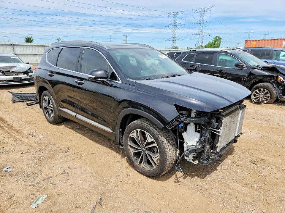 2019 Hyundai Santa fe VIN 5NMS5CAA4KH105601 COPART salvage auction — FRONT END, Il - Salvage Certificate, sold $6,800 on 2026-07-02 (photo 4)