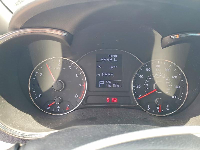 2016 Kia Forte VIN KNAFK4A60G5586630 COPART salvage auction — REAR END, Tx - Salvage Vehicle Title, sold $175 on 2026-07-27 (photo 9)