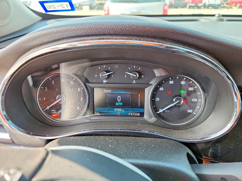 2019 Buick Encore VIN KL4CJASB2KB902147 COPART salvage auction — FRONT END, Tx - Salvage Vehicle Title, sold $90 on 2026-07-28 (photo 9)