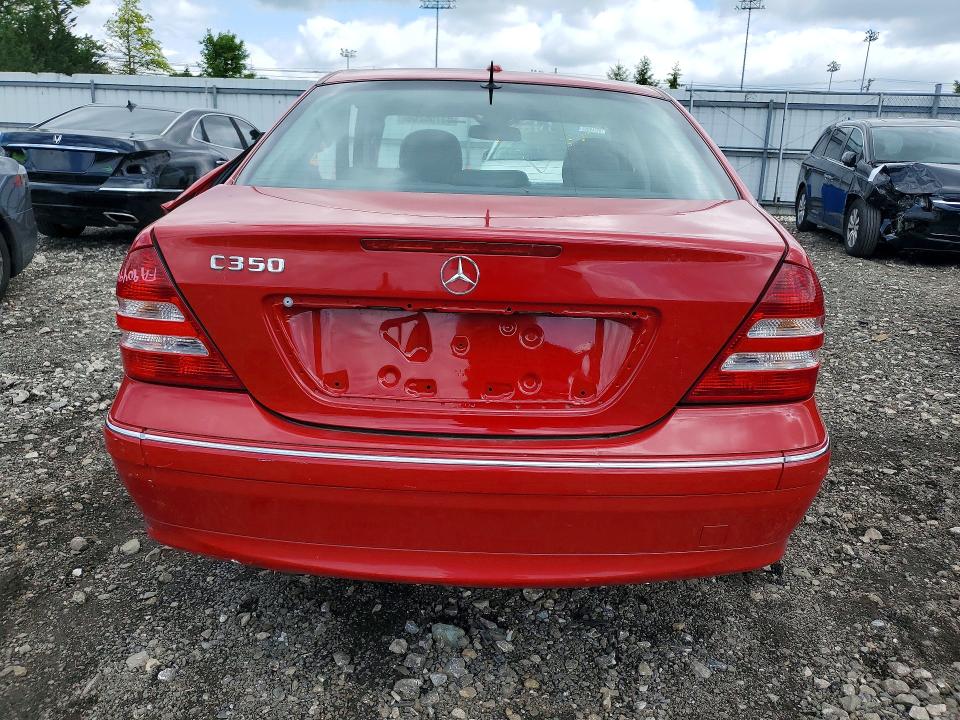 2006 Mercedes-benz C class VIN WDBRF56HX6F740496 COPART salvage auction — SIDE, Md - Cert Of Salvage > 75% Damage, sold $500 on 2026-07-06 (photo 6)