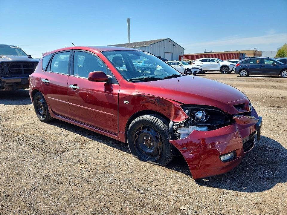 2008 Mazda 3 VIN JM1BK343681108248 COPART salvage auction — FRONT END, On - Permit Salvage, sold $250 on 2026-07-07 (photo 4)