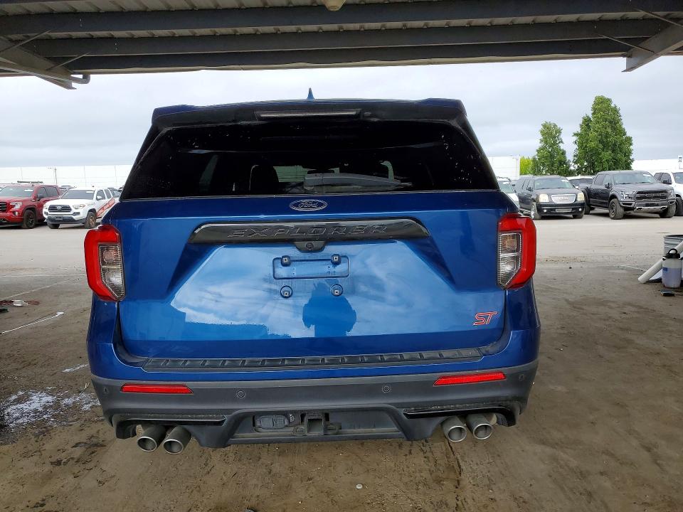 2020 Ford Explorer VIN 1FM5K8GCXLGD06712 COPART salvage auction — SIDE, CA - CERTIFICATE OF TITLE, sold $6,300 on 2026-07-09 (photo 6)