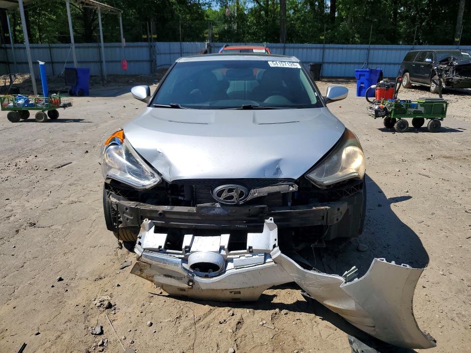 2012 Hyundai Veloster VIN KMHTC6ADXCU079128 COPART salvage auction — FRONT END, Ga - Cert Of Title-Salvage, sold $1,250 on 2026-07-31 (photo 5)