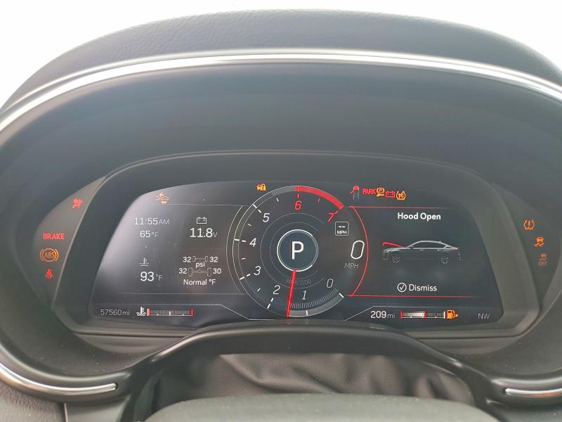 2022 Cadillac Ct5 VIN 1G6DP5RK6N0128302 COPART salvage auction — FRONT END, Tx - Salvage Vehicle Title, sold $12,100 on 2026-07-23 (photo 9)