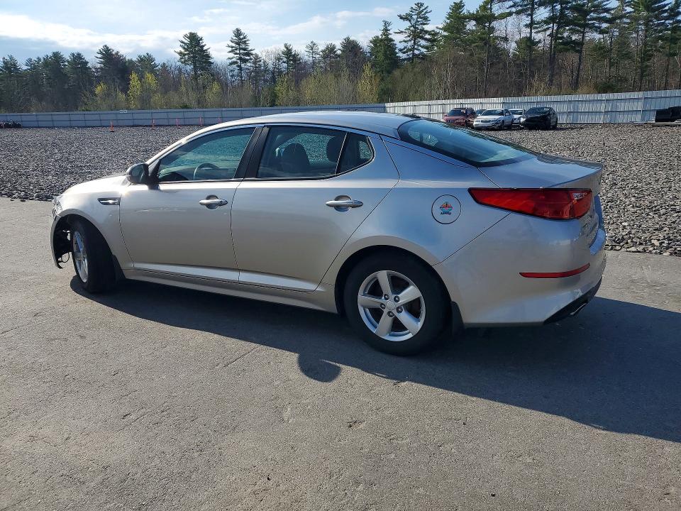 2015 Kia Optima VIN 5XXGM4A72FG480054 COPART salvage auction — FRONT END, Mt - Certificate Of Title, sold $500 on 2026-07-06 (photo 2)