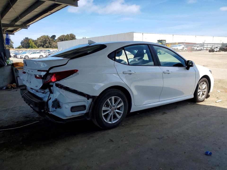 2025 Toyota Camry VIN 4T1DAACK4SU117072 COPART salvage auction — REAR END, Fl - Cert Of Title Slvg Rebuildable, sold $125 on 2026-07-27 (photo 3)