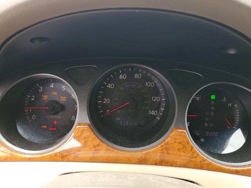 2006 Lexus Es 330 VIN JTHBA30G165145966 COPART salvage auction — FRONT END, Ca - Salvage Certificate, sold $625 on 2026-07-13 (photo 9)