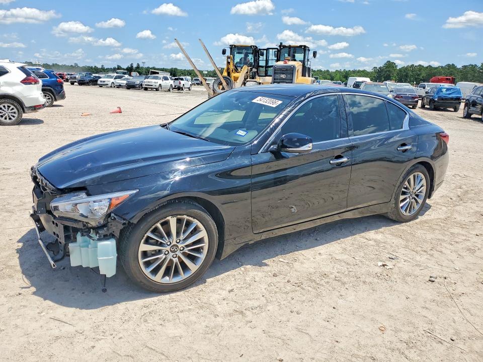 2021 Infiniti VIN JN1EV7BP7MM700559 COPART salvage auction — WATER/FLOOD, Tx - Salvage Title-Flood Damage, sold $2,200 on 2026-07-10 (photo 1)