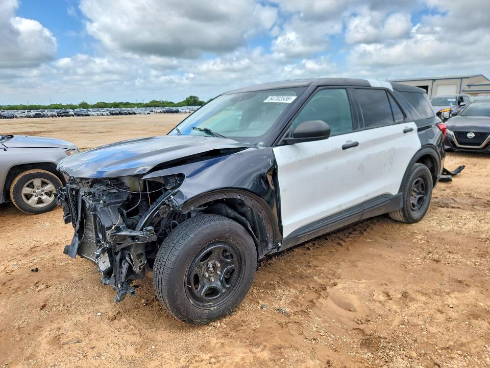 2024 Ford Explorer VIN 1FM5K8AB6RGA67474 COPART salvage auction — FRONT END, Tx - Salvage Vehicle Title, sold $3,000 on 2026-07-09 (photo 1)