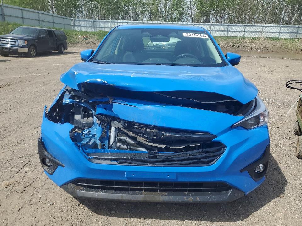 2024 Subaru Impreza VIN JF1GUAFC7R8878359 COPART salvage auction — FRONT END, Mi - Cert Of Title-Salvage Vehicle, sold $3,200 on 2026-07-22 (photo 5)
