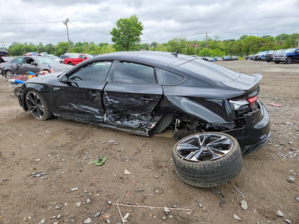2025 Audi Rs5 VIN WAUC4CF52SA012733 COPART salvage auction — SIDE, Md - Cert Of Salvage > 75% Damage, sold $375 on 2026-07-16 (photo 2)