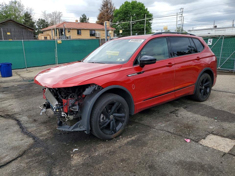 2024 Volkswagen Tiguan VIN 3VV8B7AX0RM200809 COPART salvage auction — FRONT END, Pa - Cert Of Title, sold $9,500 on 2026-07-02 (photo 1)