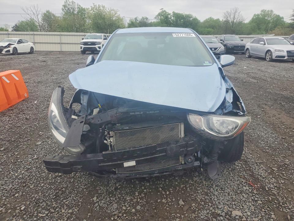 2013 Hyundai Accent VIN KMHCU4AE4DU489550 COPART salvage auction — FRONT END, Nj - Cert Of Title-Salvage, sold $375 on 2026-07-07 (photo 5)