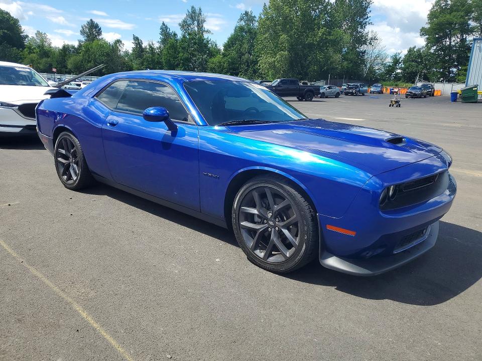 2022 Dodge Challenger VIN 2C3CDZBTXNH214904 COPART salvage auction — REAR END, Or - Salvage Title Certificate, sold $8,100 on 2026-07-27 (photo 4)