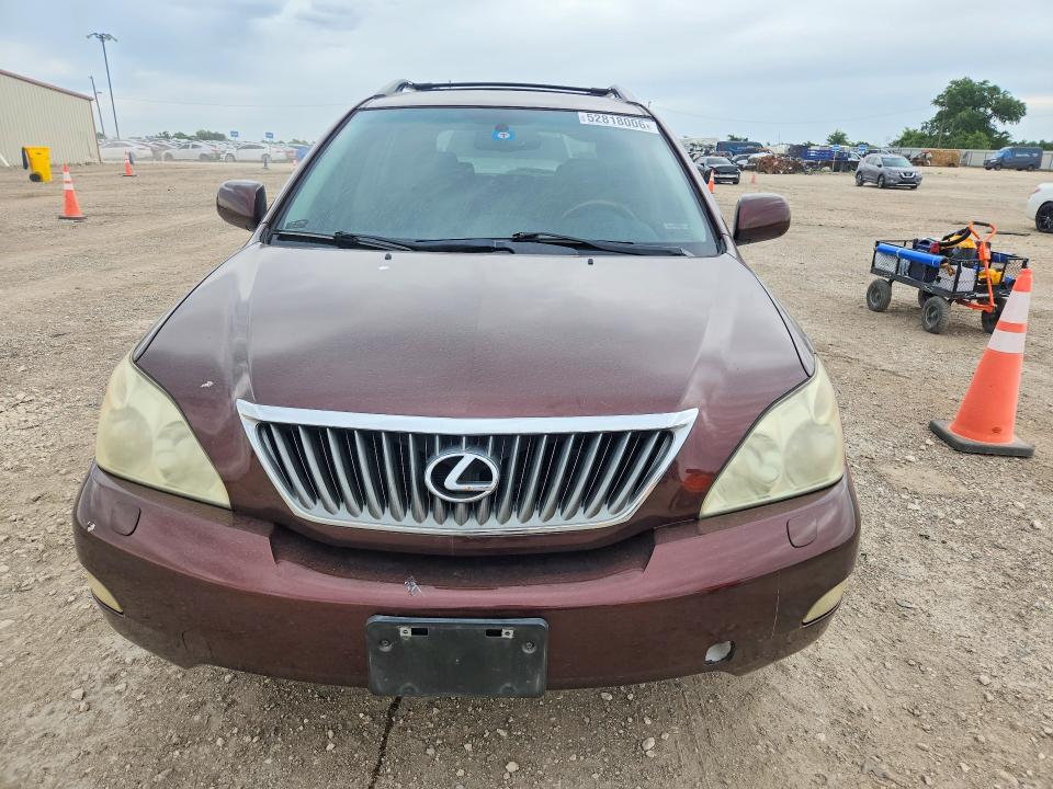 2008 Lexus Rx 350 VIN JTJGK31U680011945 COPART salvage auction — Burn Engine, TX - SALVAGE VEHICLE TITLE (P), sold $1,100 on 2026-07-15 (photo 5)