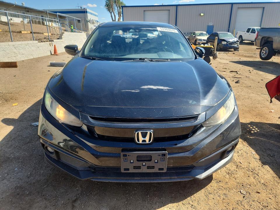 2021 Honda Civic VIN 2HGFC2F87MH503716 COPART salvage auction — REAR END, NM - CERT OF TITLE-SALVAGE, sold $4,600 on 2026-07-02 (photo 5)